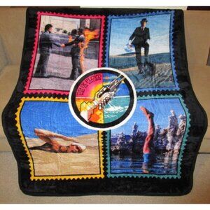 New Wish You Were Here Pink Floyd Plush Throw Gift Blanket Fleece Album Art CD